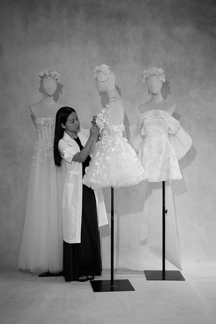Behind the scenes lookbook by Arica Bridal